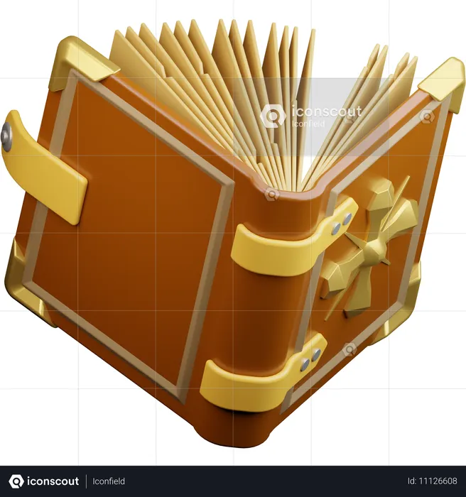 Libro  3D Icon