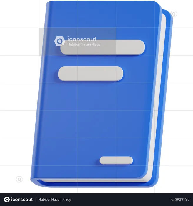 Libro  3D Icon