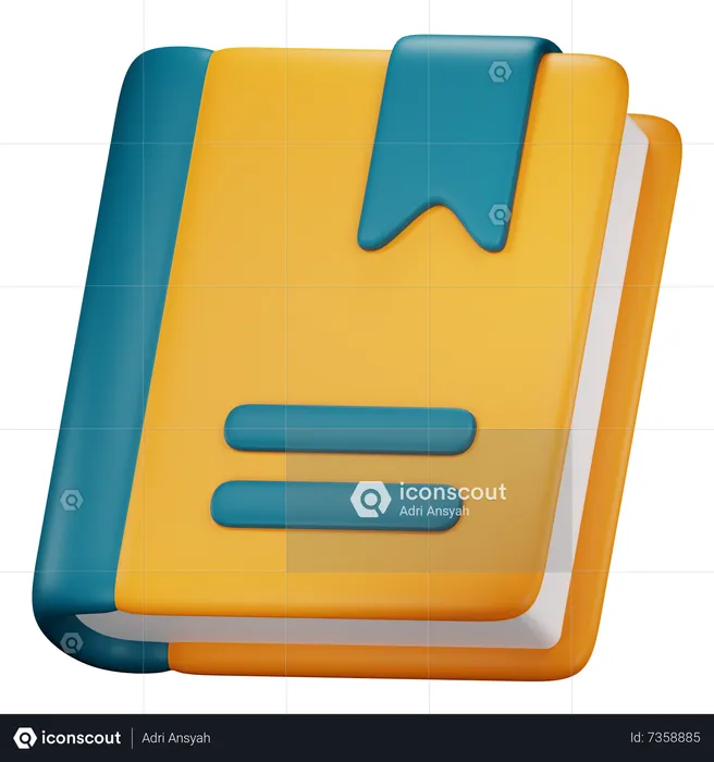 Libro  3D Icon