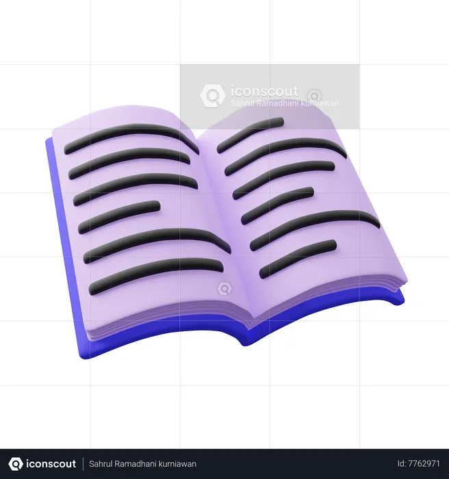 Libro  3D Icon