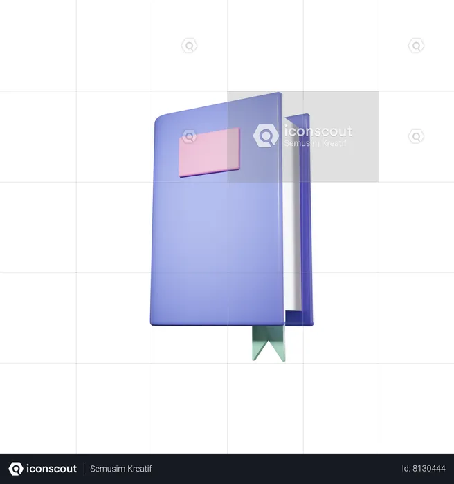 Libro  3D Icon