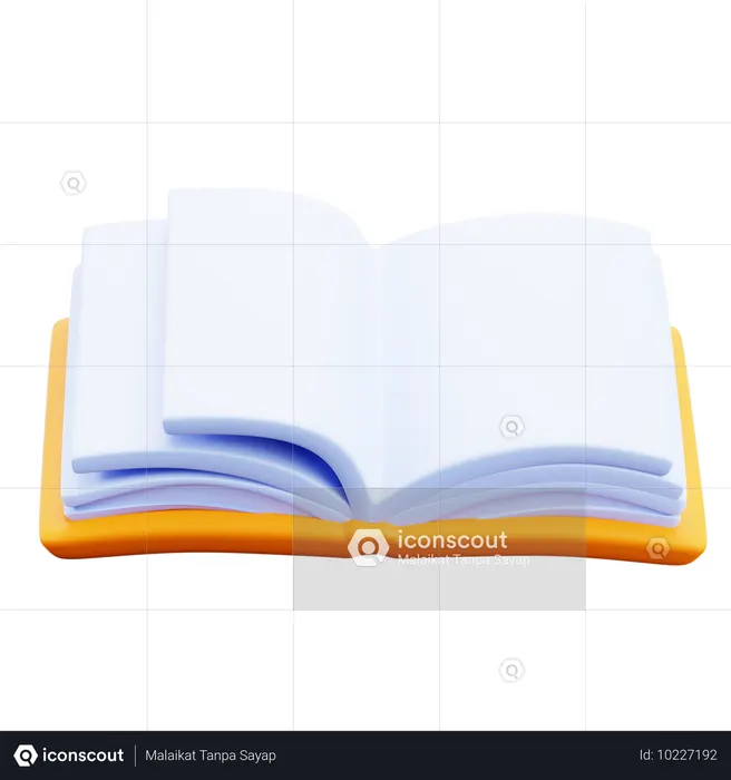 Libro abierto  3D Icon