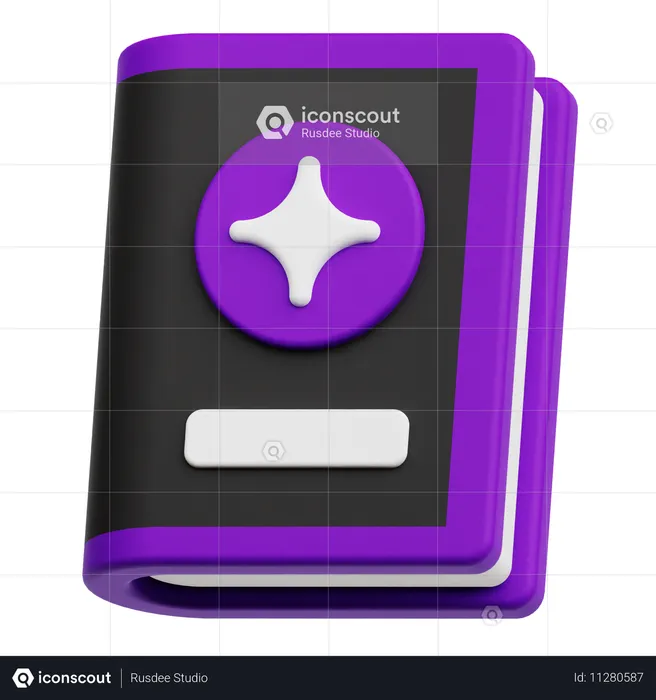 Ai libro  3D Icon