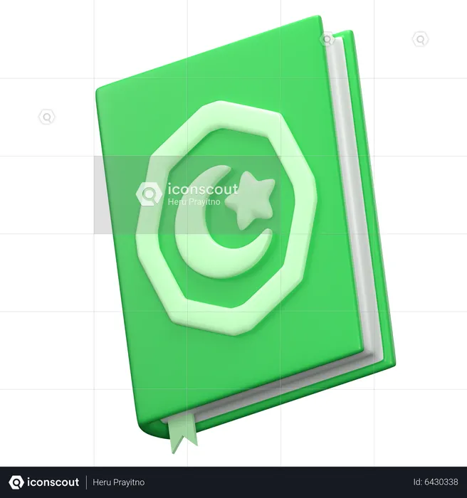 Libro del corán  3D Icon