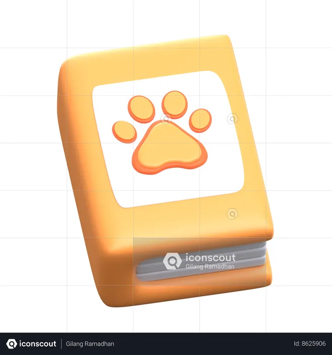 Libro de control de animales  3D Icon