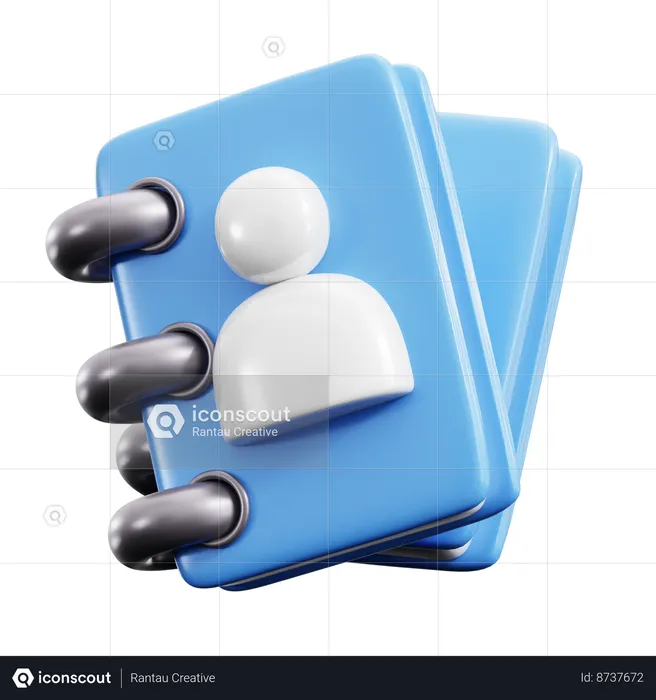 Libro de contactos  3D Icon