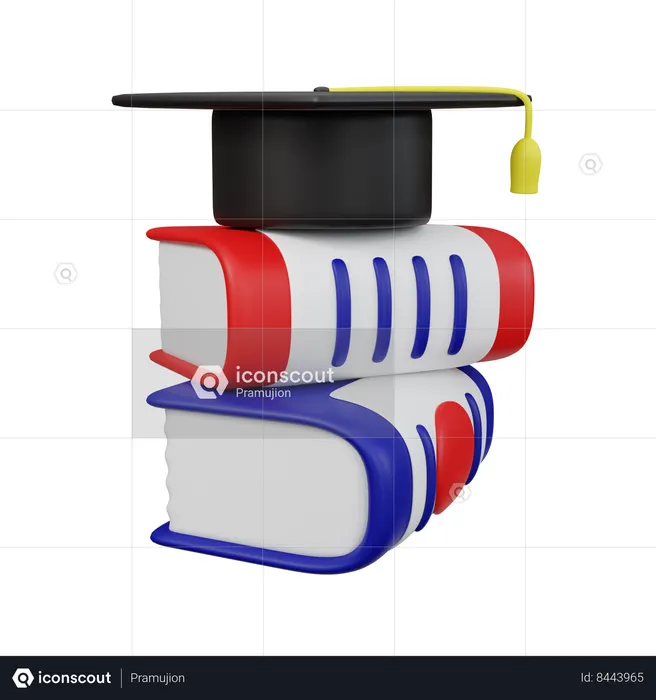 Libro de graduacion  3D Icon