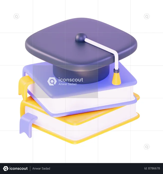 Libro educativo  3D Icon