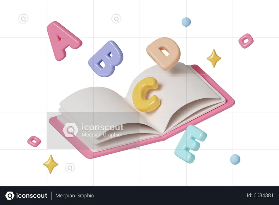 Libro de inglés  3D Icon