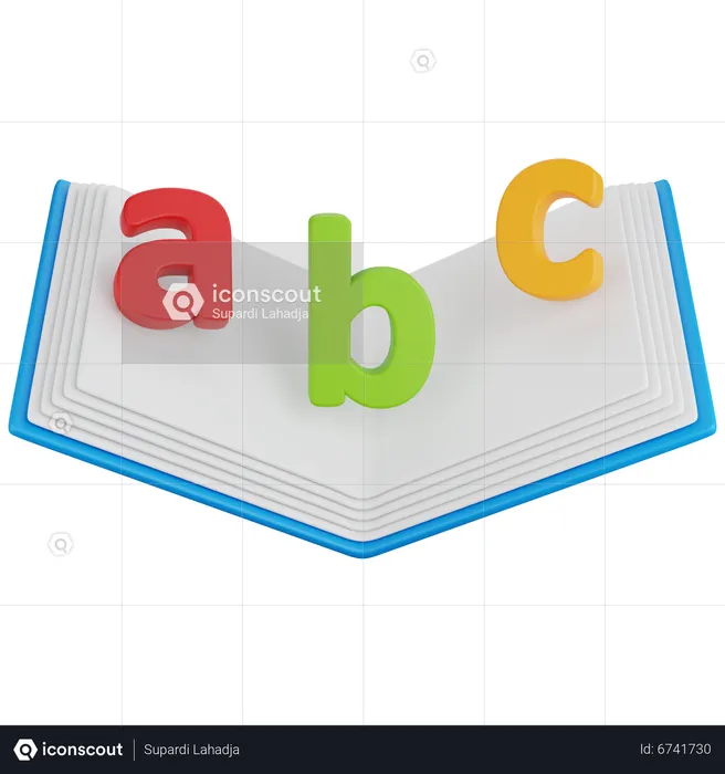 Libro de inglés  3D Icon