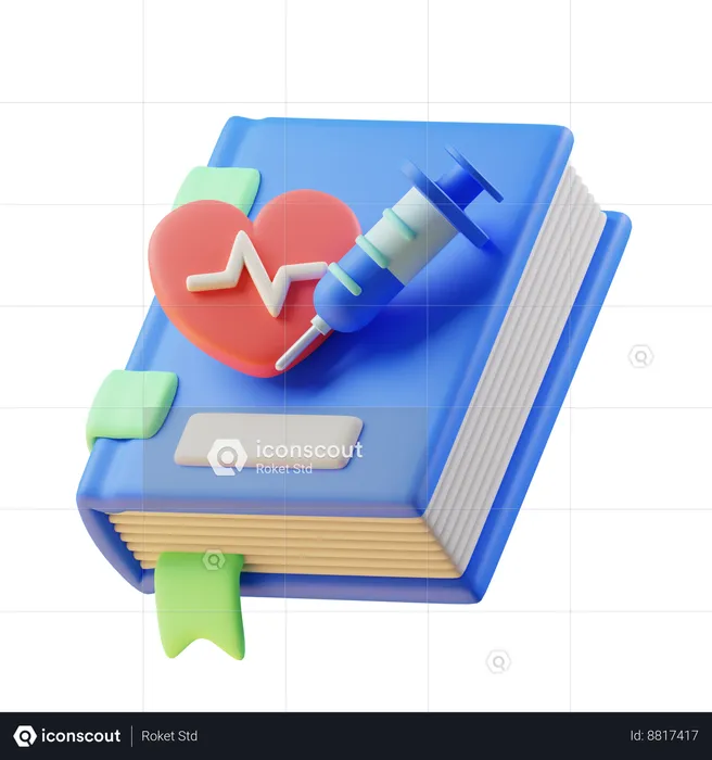 Libro medico  3D Icon