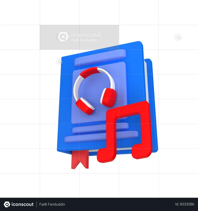 Libro de musica  3D Icon