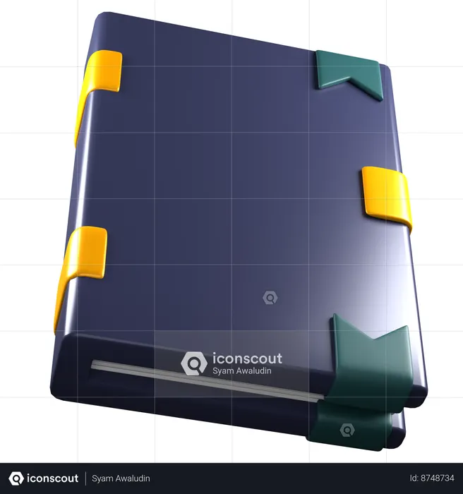 Libro de registro  3D Icon