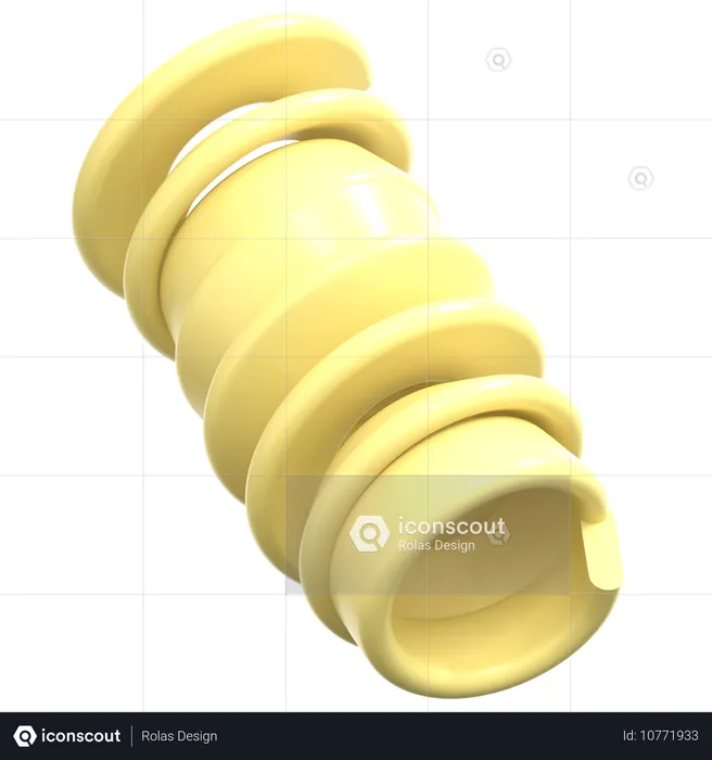 Licht spirale geometrie  3D Icon