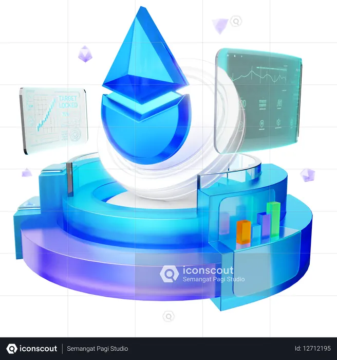 리도  3D Icon