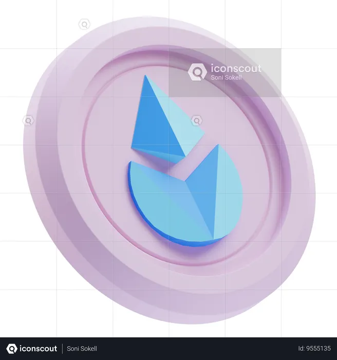 Lido Dao Cryptocurrency  3D Icon