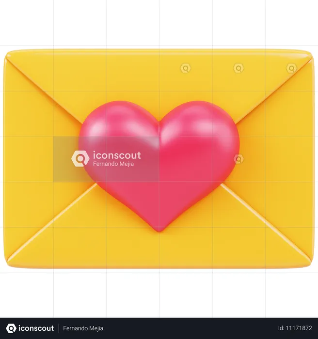 Liebe E-Mail  3D Icon