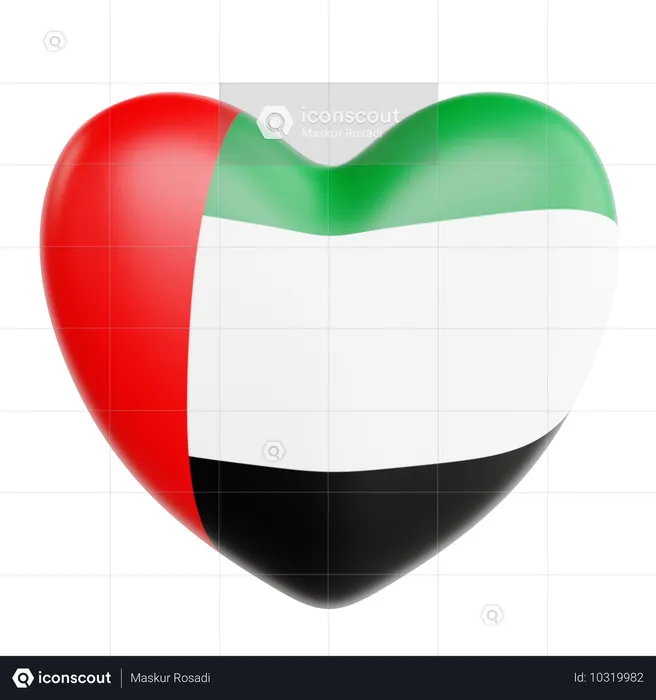 Liebe vereinigte arabische emirate  3D Icon