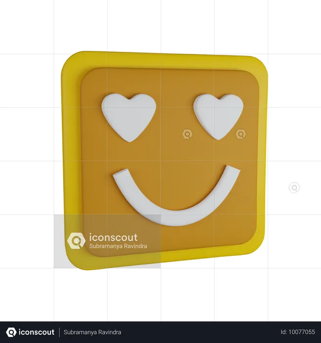 Liebesgefühl Emoji 3D Icon