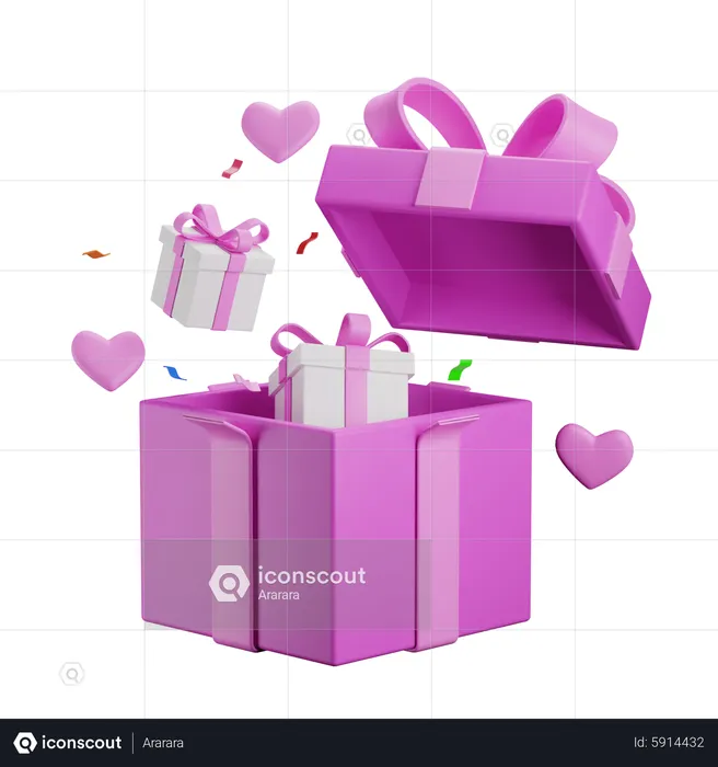 Liebesgeschenk  3D Icon