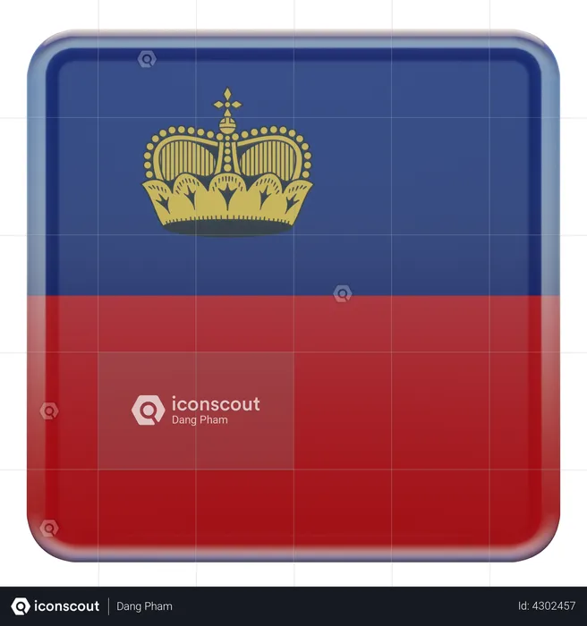 Liechtenstein Flag Flag 3D Flag