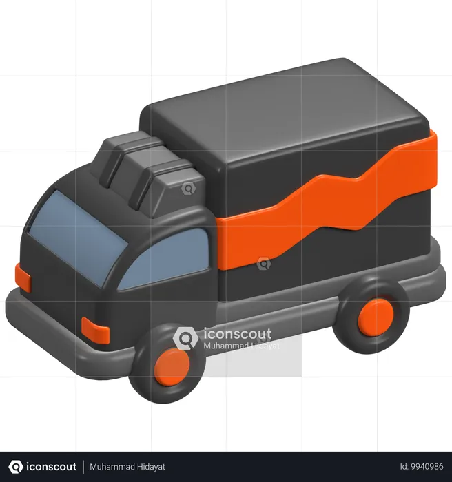 Lieferwagen  3D Icon