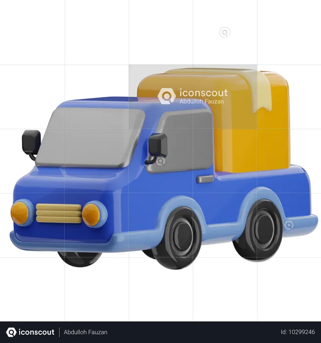 Lieferwagen  3D Icon