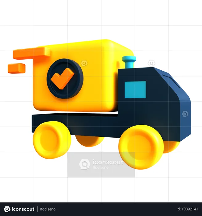 Lieferwagen  3D Icon