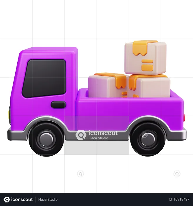 Lieferwagen  3D Icon