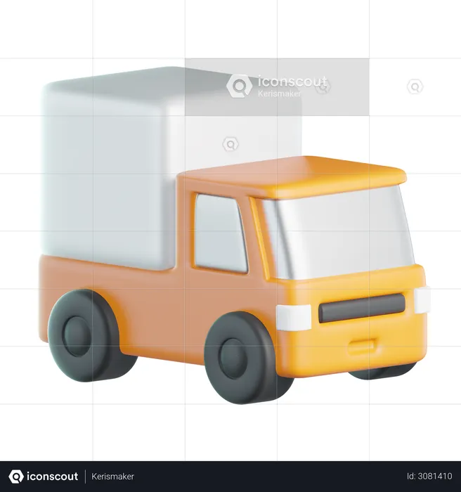 Lieferwagen  3D Icon