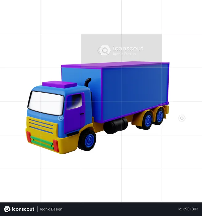 Lieferwagen  3D Illustration