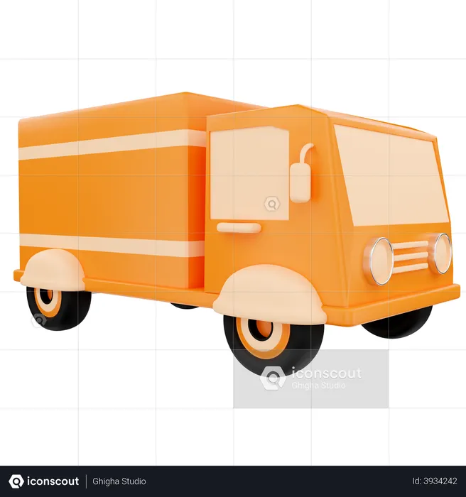 Lieferwagen  3D Icon