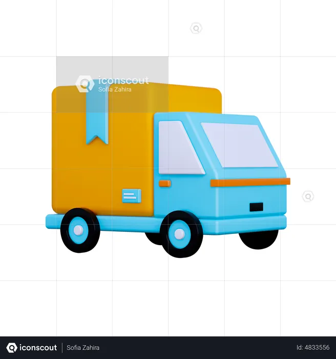 Lieferwagen  3D Icon