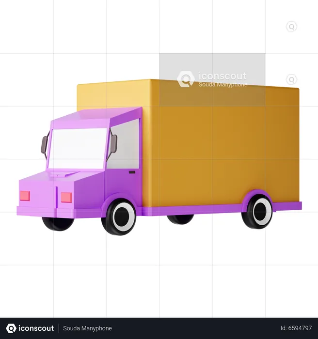 Lieferwagen  3D Illustration