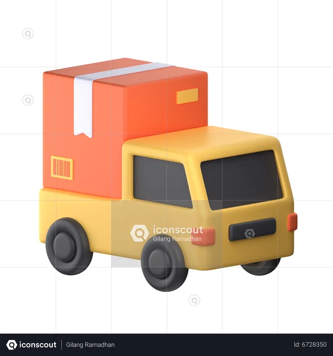 Lieferwagen  3D Icon