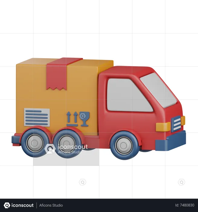 Lieferwagen  3D Icon