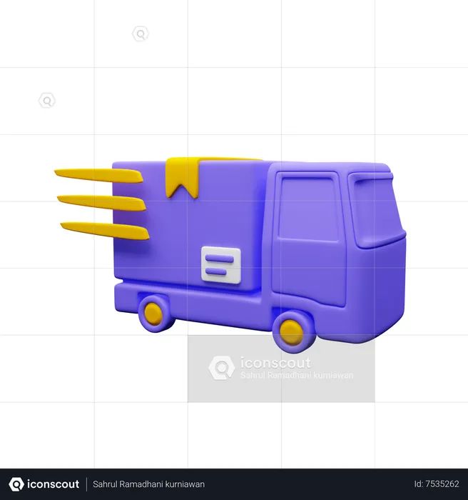 Lieferwagen  3D Icon