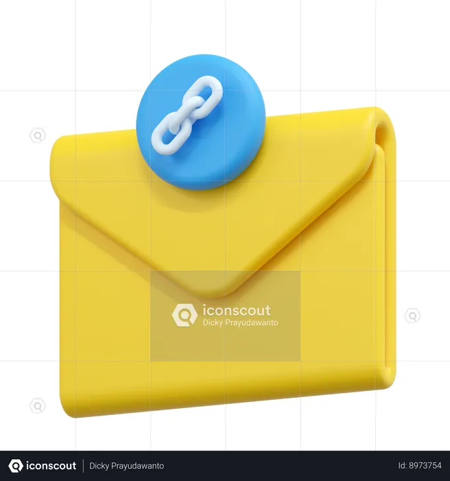 Lien email  3D Icon