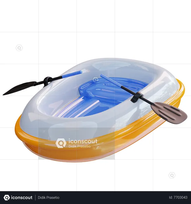 Life Boat  3D Icon