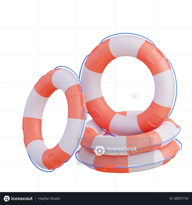 Life Buoy  3D Icon