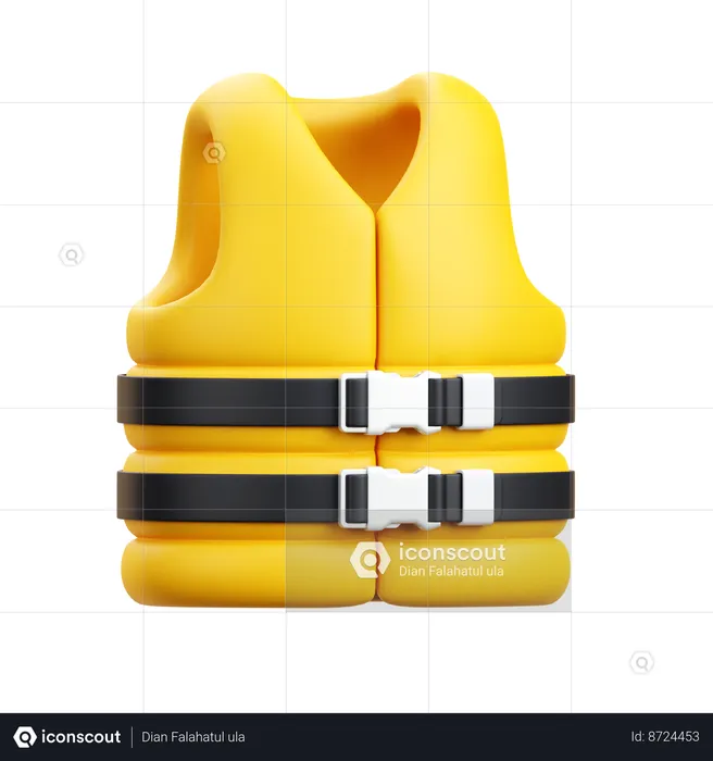 Life Jacket  3D Icon