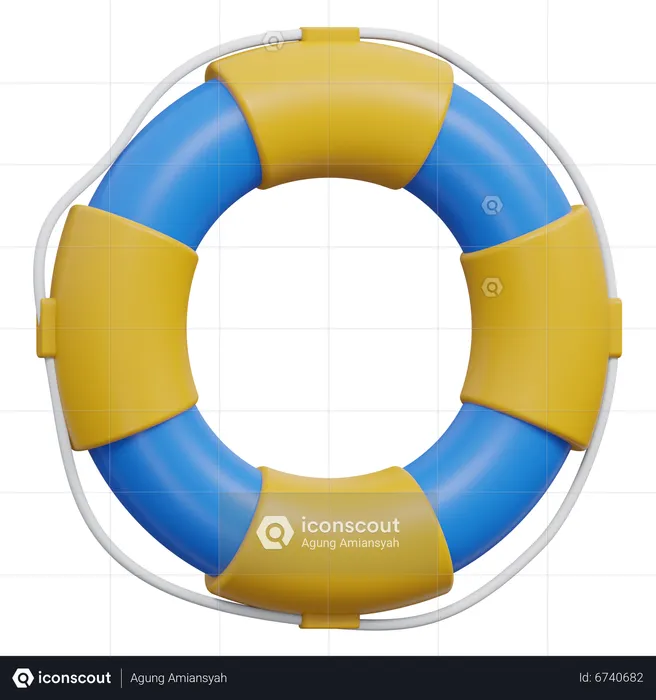 Life Saver  3D Icon