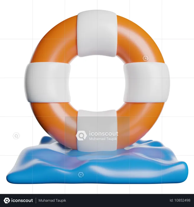 Life Saver  3D Icon