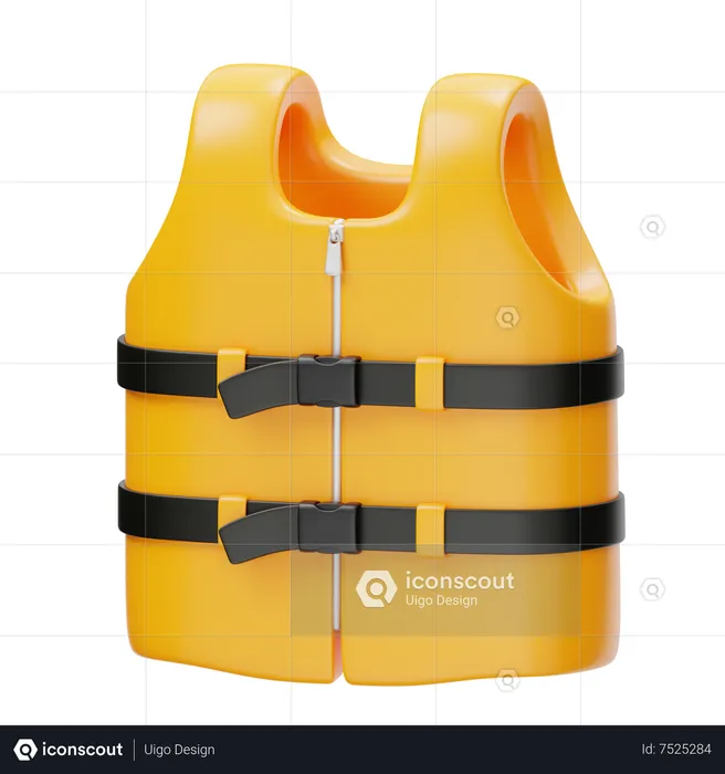 Life Vest  3D Icon