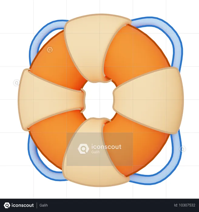 Lifebuoy  3D Icon