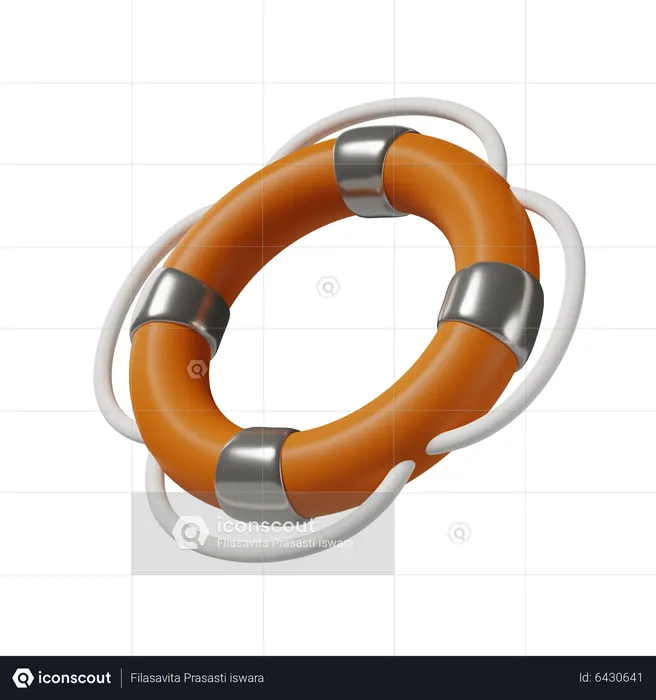 Lifebuoy  3D Icon