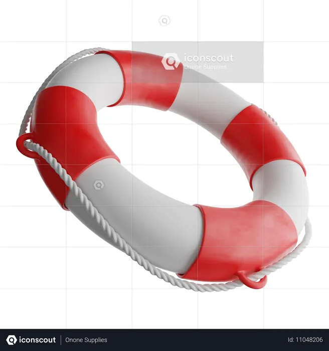 Lifebuoy  3D Icon