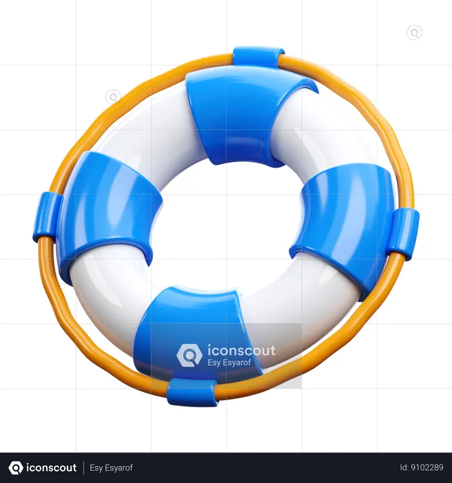 Lifebuoy  3D Icon