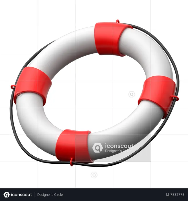 Lifebuoy  3D Icon