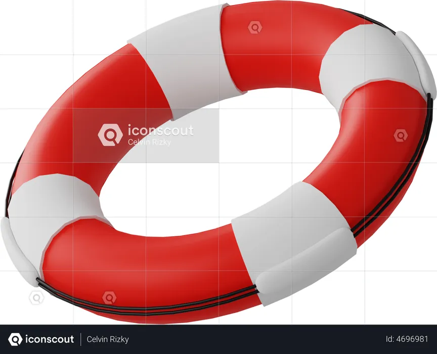 Lifebuoy  3D Illustration